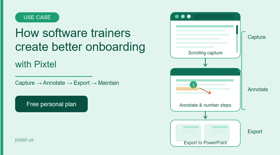 How Software Trainers Create Better Onboarding with Pixtel