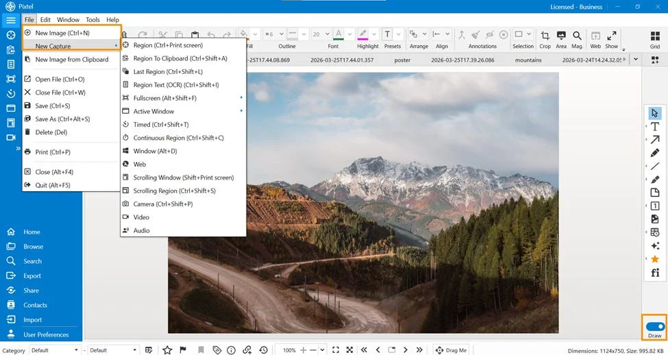 Clip Art / Images in Pixtel - From Capture to Custom Sources