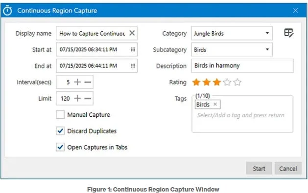 How to Capture Continuous Region Using Pixtel: