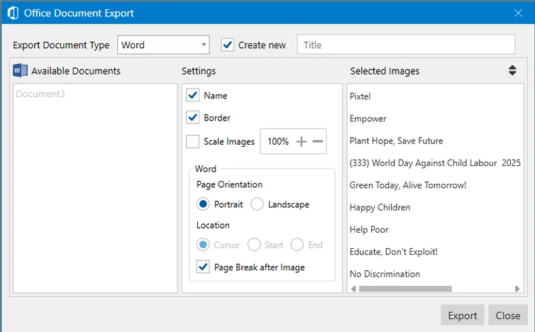 How to Export Images from Pixtel to Microsoft Word, PowerPoint, and Excel Effortlessly