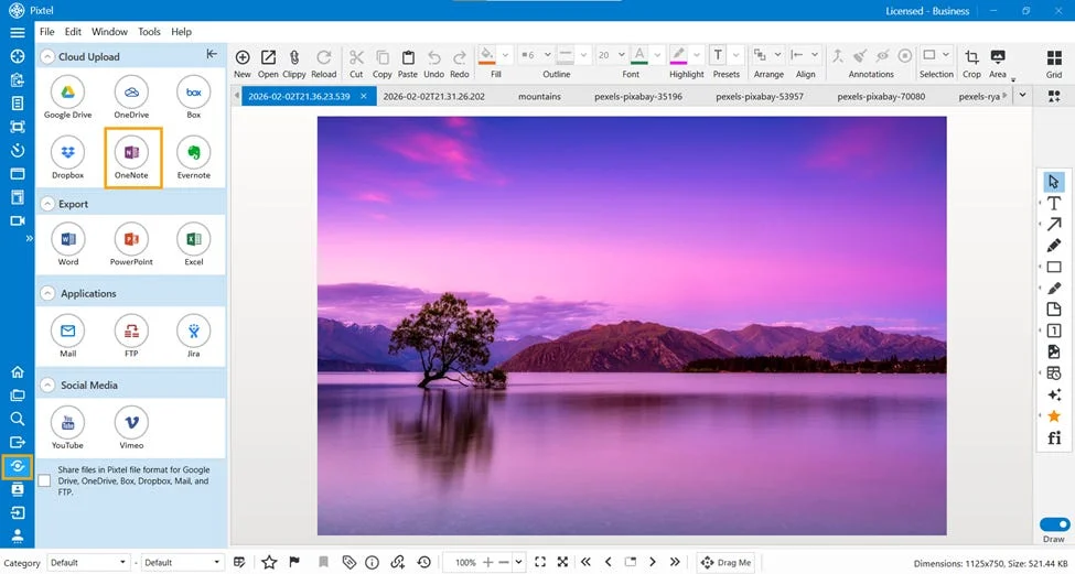 Share Your Screenshots Directly to OneNote Using Pixtel