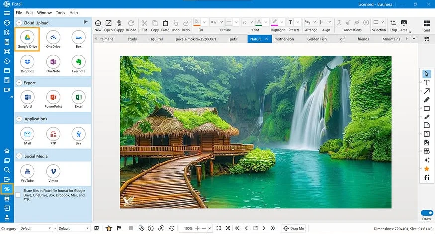 Upload Media Files to Google Drive Seamlessly Using Pixtel